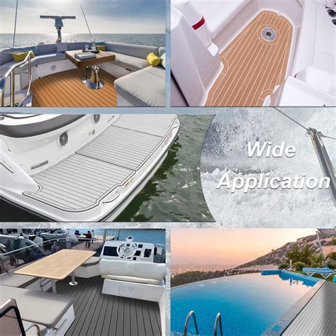 EVA Foam Boat Flooring with 3M Self-Adhesive Backing DIY Boats Decking ...