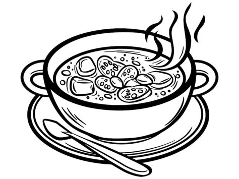 Soup drawing Images - Free Download on Freepik