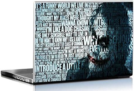 PIXELARTZ HD Dark Knight Joker Laptop Skin, 15.6-inch for Dell, Lenovo ...