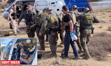 American hiker is shot by Mexican cartel bandits along border trail