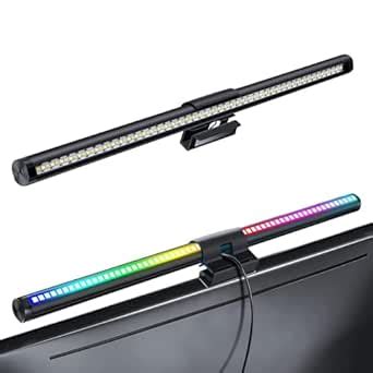 CURUK RGB Monitor Light Bar, Dual USB Powered LED Computer Lamp, No ...
