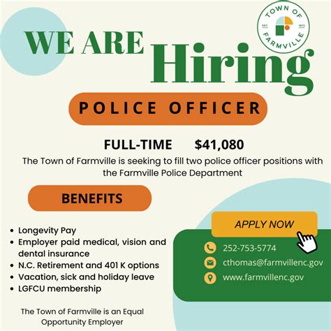 Employment - Town of Farmville, North Carolina