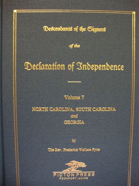 Buy Descendants of the Signers of the Declaration of Independence: 7 ...