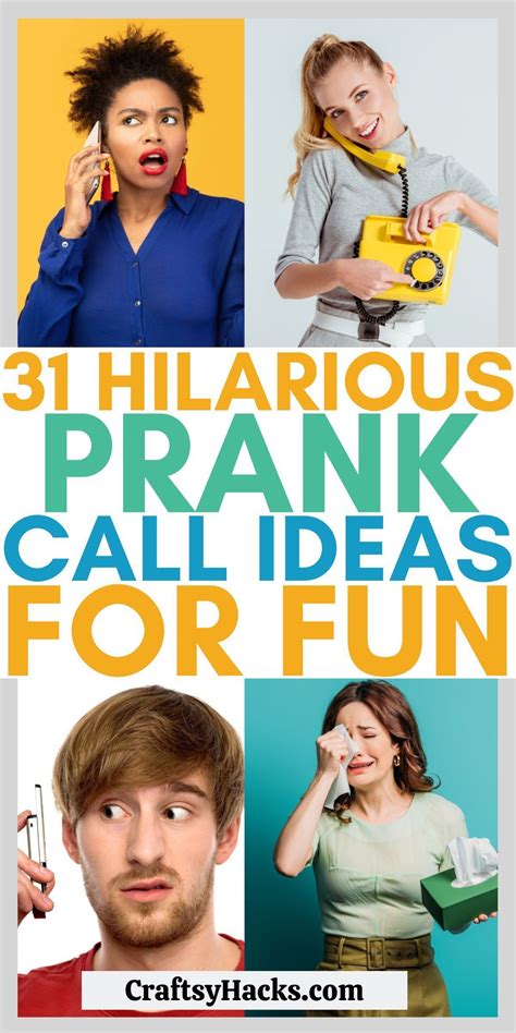 31 Hilarious Prank Call Ideas | Prank calls, Good prank calls, Good pranks