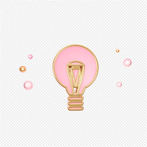 Stereo pink light bulb icon png image_picture free download 401122746 ...