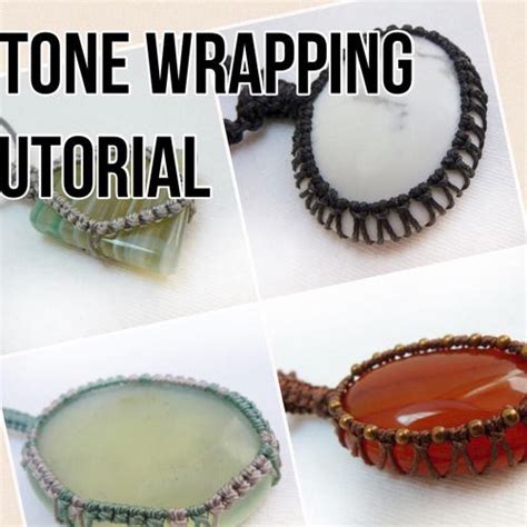 Image result for Macrame Stone Wrapping Tutorial