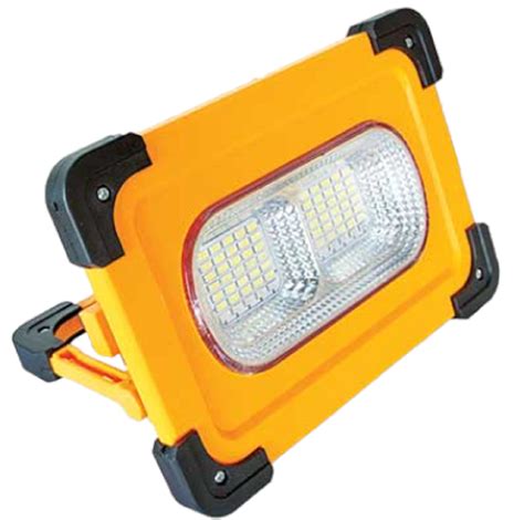 Portable Led Solar Work Light Ip65 5400mah C/W Usb 1000ma | Shop Today ...