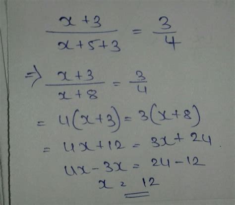 The denominator of a fraction exceeds the numerator by 5. If 3 be added ...