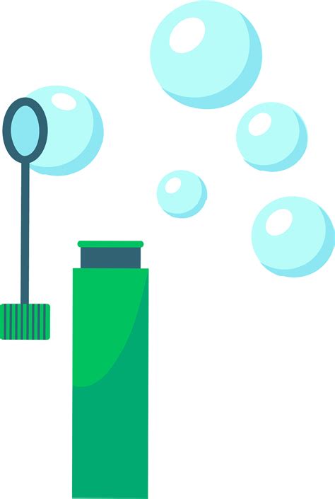 Blowing Bubbles Wand Clip Art