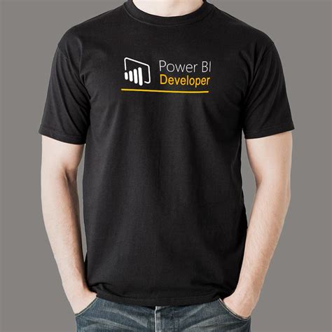 Power BI Developer T-Shirt - Data Visualization Pro - TEEZ.in