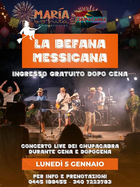 Chupacabra live al Maria Bonita, Maria Bonita - Comida Mexicana, Thiene ...
