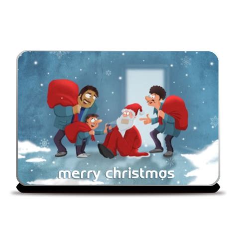 Merry Christmas Laptop Skins – PosterGully