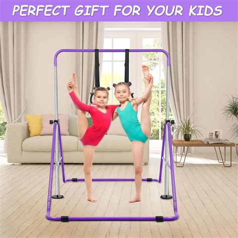 Bighaki808 Gymnastics Bars with Mat for Kids, Folding India | Ubuy