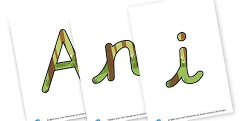 Animals - display lettering (teacher made) - Twinkl