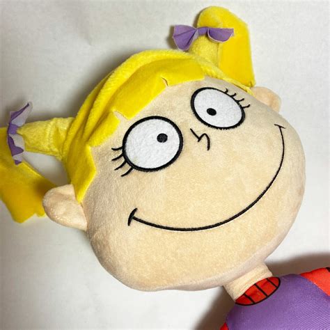 Rugrats Nickelodeon ANGELICA PICKLES Plush 18 inch Stuffed Toy Doll ...