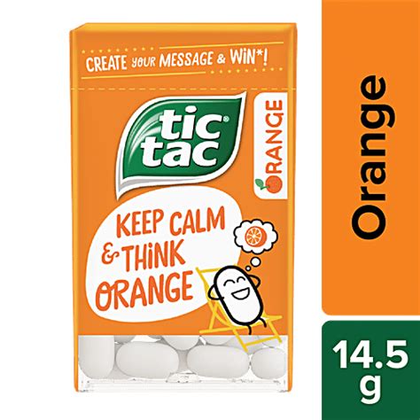 Buy Tic Tac Candy - Gentle Messages, Orange Online at Best Price of Rs ...