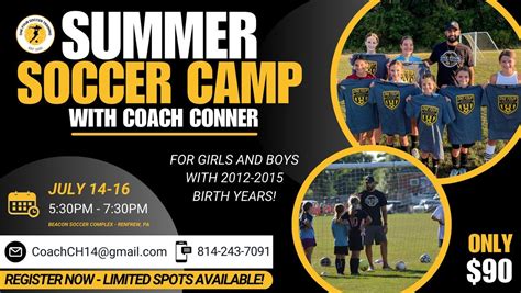 YOUTH SOCCER CAMP - 2025, Beacon Field, Renfrew, 14 July 2025 | AllEvents