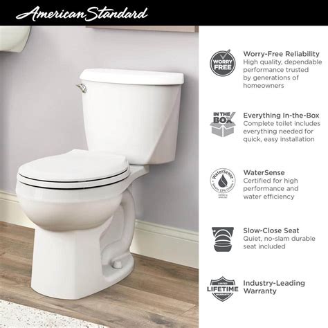 Buy Reliant 2-Piece 1.28 GPF Single Flush Round Toilet with Slow Close ...