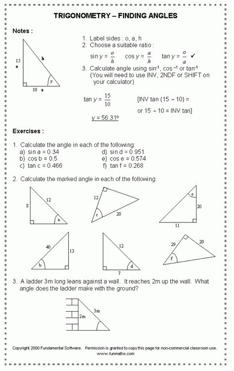 Image result for How to Find the Angle in Trigonometry Using Calc
