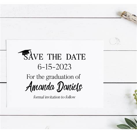 Graduation Party Save The Date Examples Save The Date Graduation Cards