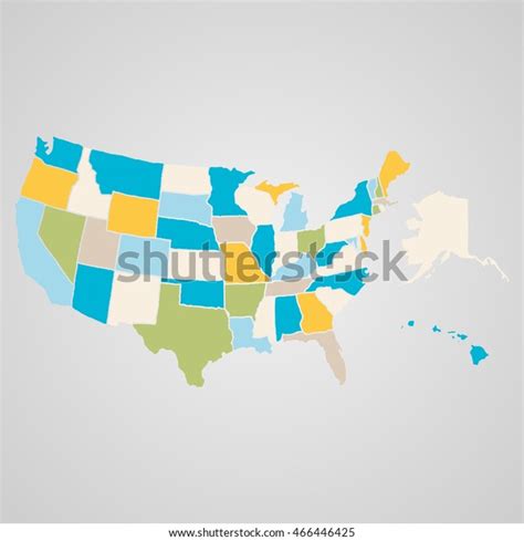 Us Map Colored 的图像结果
