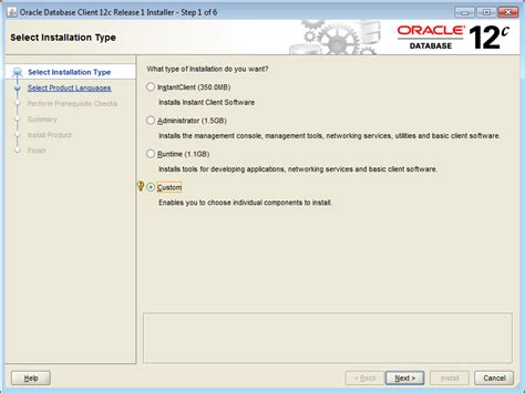 Oracle Client 32-Bit 的图像结果