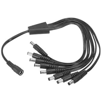 PATIKIL 1 Female to 8 Male DC Power Splitter Cable, 5.5mm x 2.1mm ...