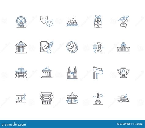 Accounts Line Icons Collection. Ledger, Balance, Expenses, Assets, Liabilities, Income, Cashflow ...