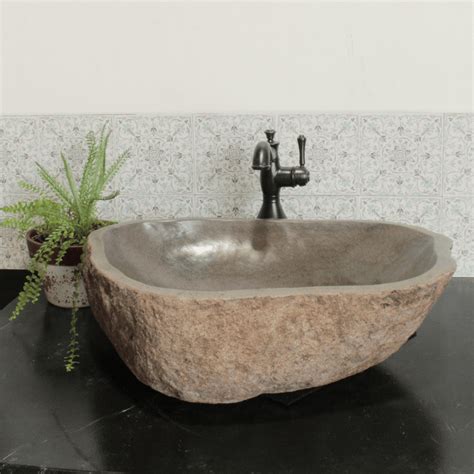 River Rock Vessel Sink - Large — Solange & Frances