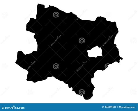 Black Map of the Austrian State of Lower Austria Stock Vector - Illustration of flag, upper ...