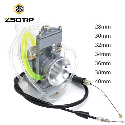 ZSDTRP-38mm-40mm-For-Lectron-High-Velocity-Adjustable-Power-Jet-Carburetor-with-Cable-For-YZ250F ...