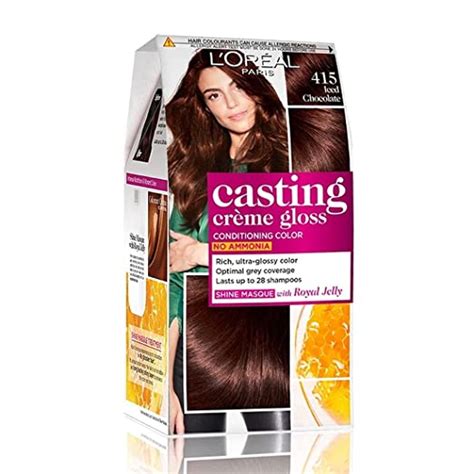 L'Oreal Paris Casting Creme Gloss Hair Color - 415 Iced Chocolate ...