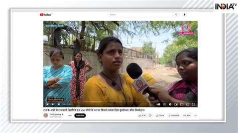 india tv fact check video of a girl after delhi demolition drive being ...