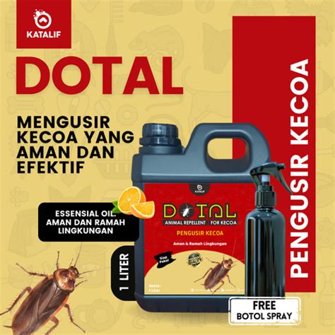 Promo Pengusir kecoa spray anti kecoa ramah lingkungan produk dotal ...