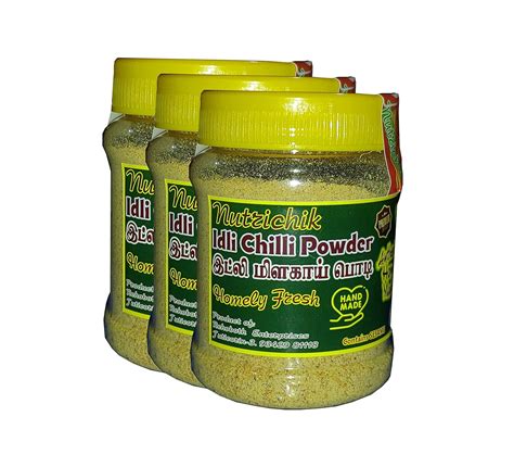 Nutrichik Idli Chilli Powder - Idli Milagai Podi - Chutney Powder ...