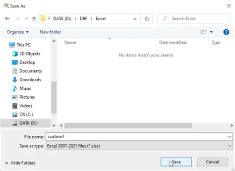 Convert .dbf to Excel 的图像结果