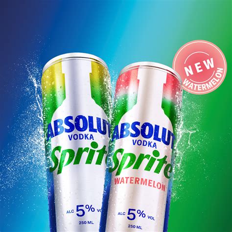 Absolut Vodka & Sprite