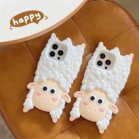 3D Cartoon Woolly Wonder Sheep Case – Peeperly