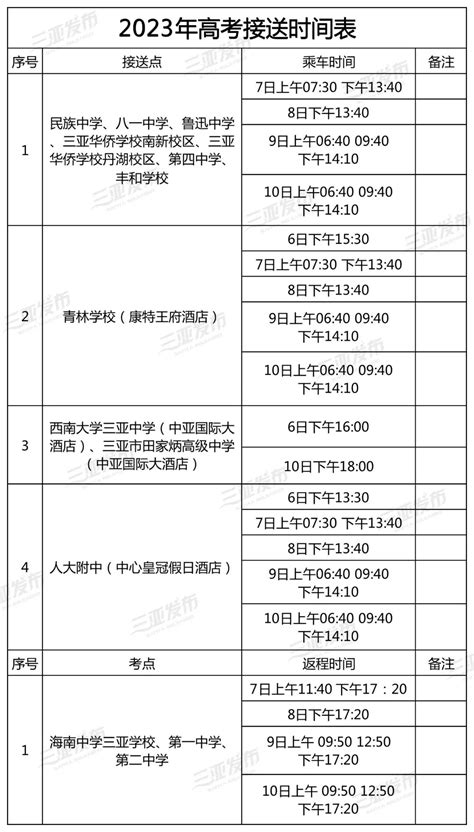 2023年海南高考时间安排_海南高考各科目具体时间安排表_学习力