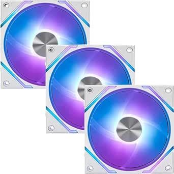 MSI MPG EZ120 ARGB WHITE Fan - 120 mm ARGB Fan, Fluid Dynamic Bearing ...