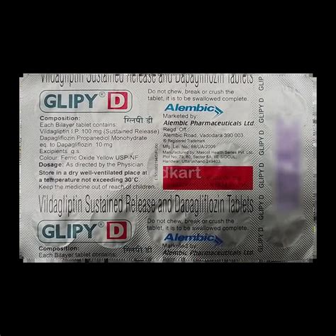 GLIPY D TABLET 15'S Price, Uses, Side Effects & Substitutes | Medkart