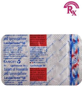 Lasilactone 50 MG Tablet (10 Tab) Price in India - Buy Lasilactone 50 ...