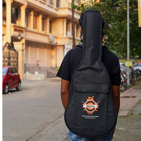 Johns Travel Guitar (3/4) Size Padded Guitar Bag - 10 mm