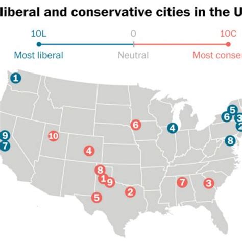 What Parts Of Your State Are Most Conservative And Liberal