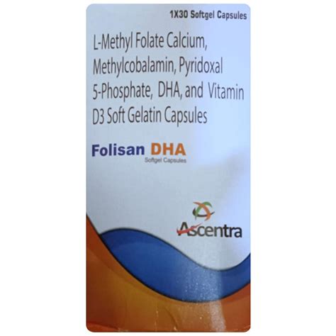 Folisan DHA Softgel Capsule 30's | Uses, Side Effects, Price | Apollo ...