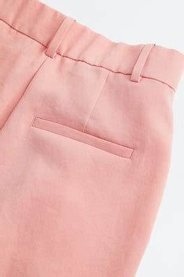 Ankle-length trousers - Powder pink - Ladies | H&M IN