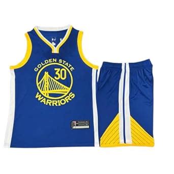 N*B*A Golden State Warriors Basketball Jersey and Shorts Set ...