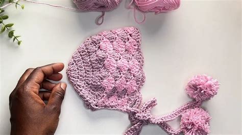 Shell Stitch Baby Hat Tutorial 的图像结果