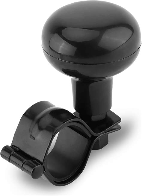 Keenso Steering Wheel Spinner Knob, Universal Assist Handle Driving Aid Black for Car Truck ...