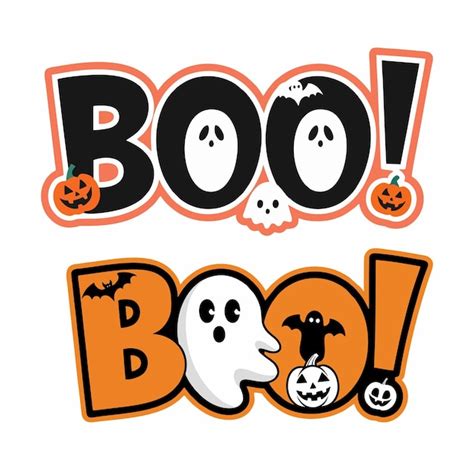 Rótulos de design de Halloween bandeira fundo gráfico plano | vetor ...